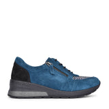 Ladies 939h01 H-clara Laced Trainer In Blue