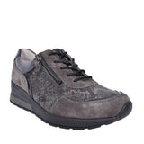 Ladies 939008 H-clara Laced Trainer In Grey