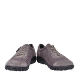 Ladies H89001 Havy Laced Trainer In Grey