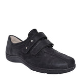 Ladies 496301 Henni Velcro Shoe In Black