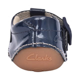 Girls Tiny Beat Navy Patent Shoe In Kids G Fit