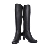 Ladies 95.858 Maybe S. Long Leg Medium Heel Boot In Black