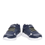 Boys B264ub Sprintye Velcro Trainer In Navy