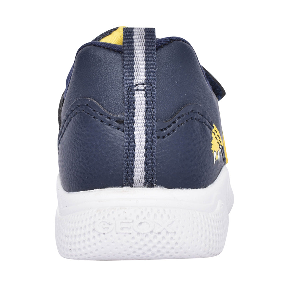Boys B264ub Sprintye Velcro Trainer In Navy
