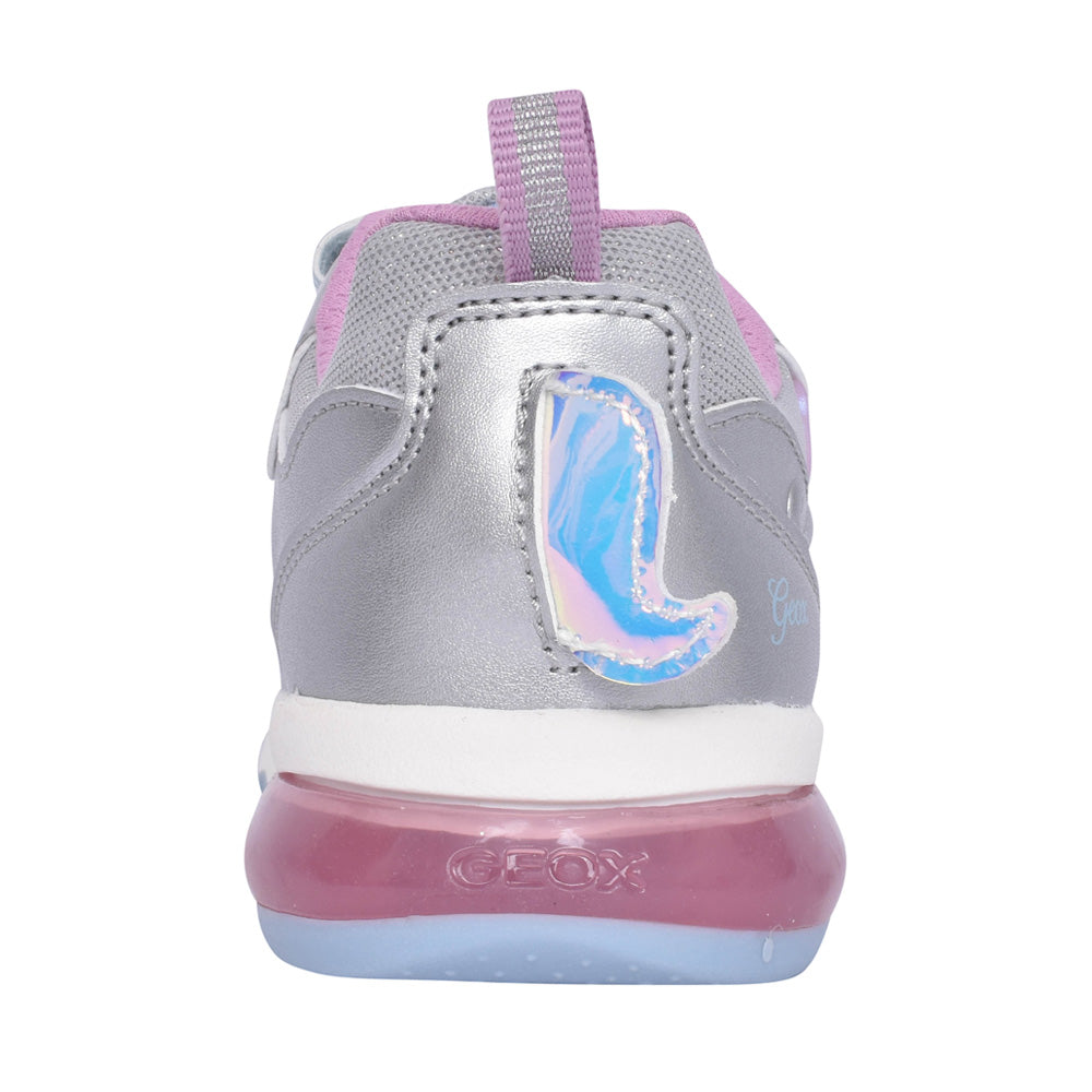 Girls J268vbspaceclub Velcro Trainer In Silver