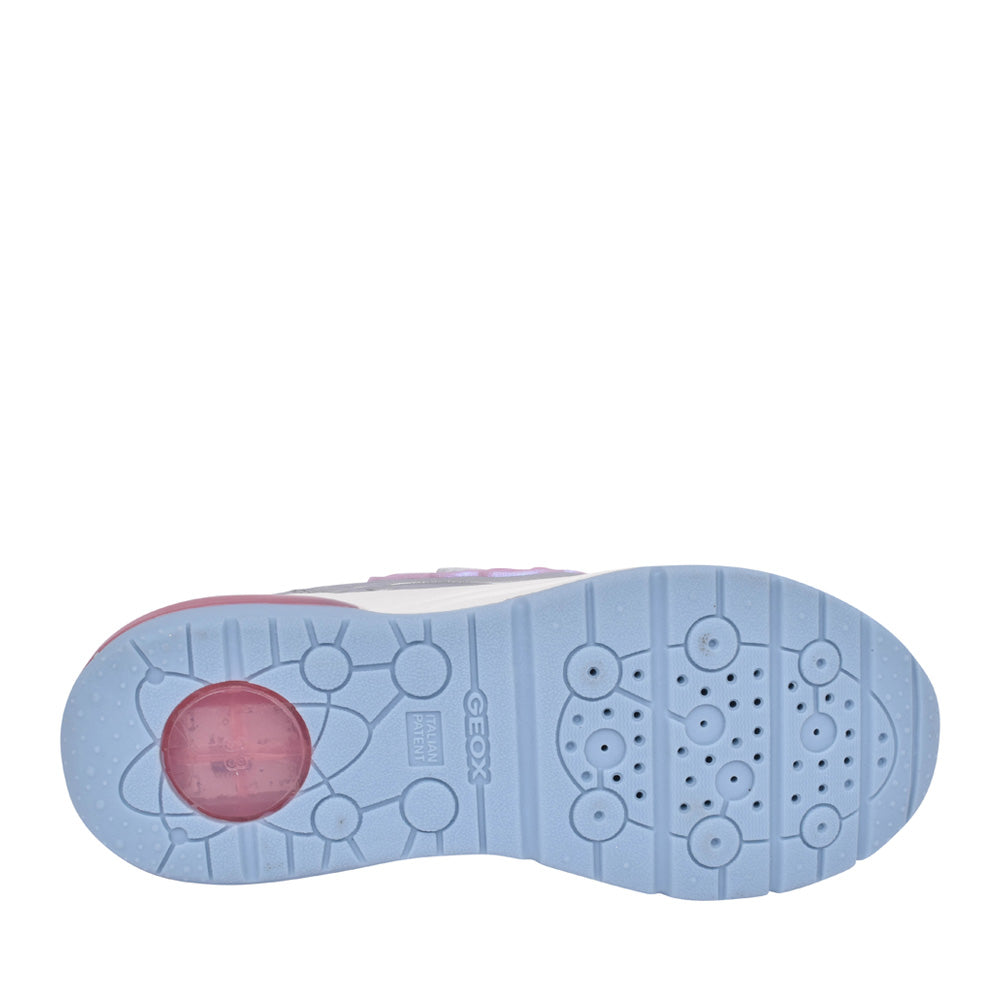 Girls J268vbspaceclub Velcro Trainer In Silver