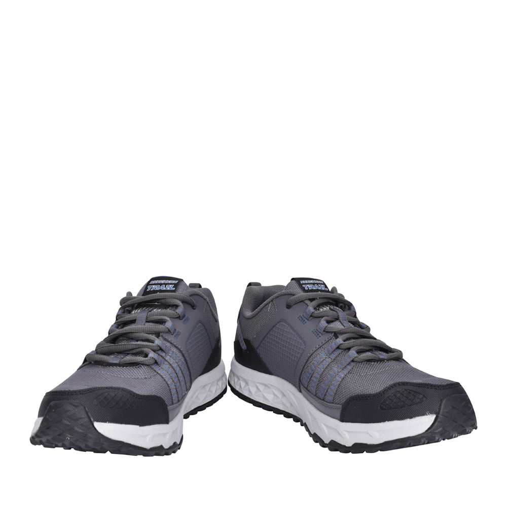 Mens 51591 Escape Plan Laced Walking Shoe In Charcoal