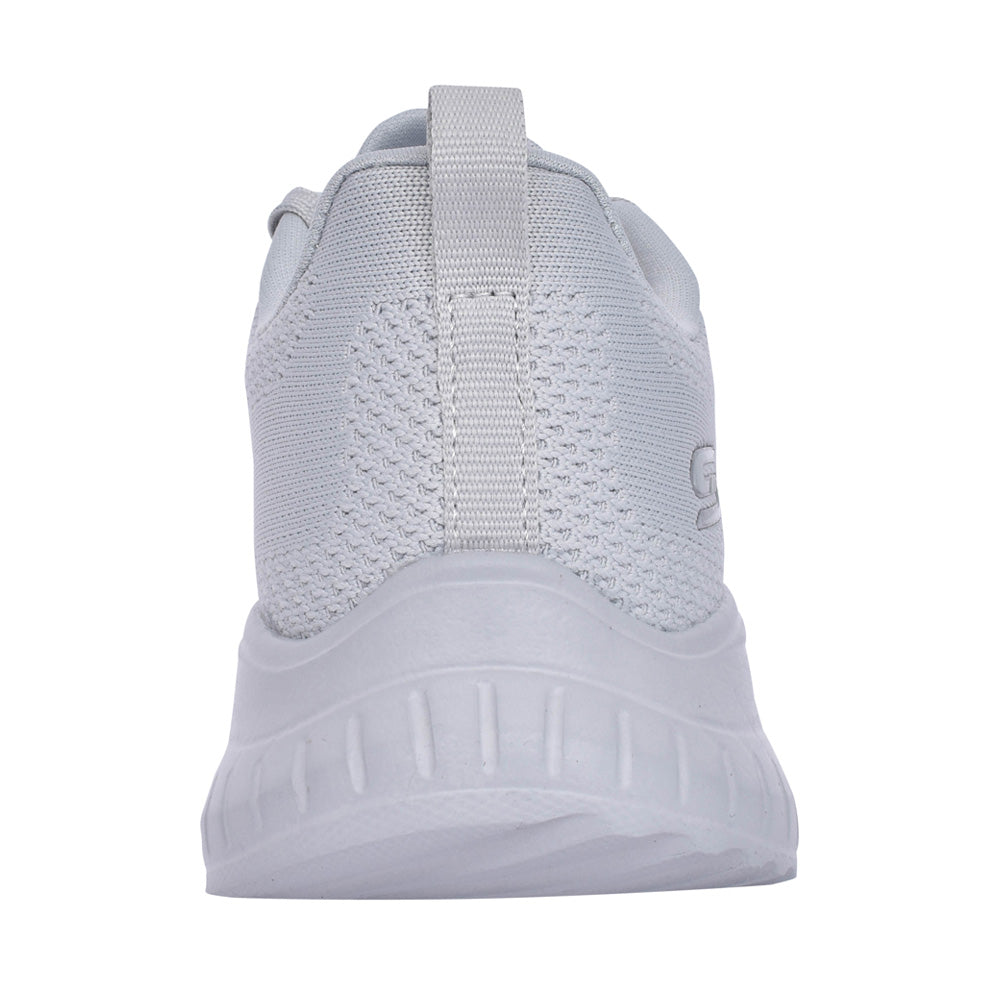Ladies 117209 Face Off Laced Trainer In Light Grey