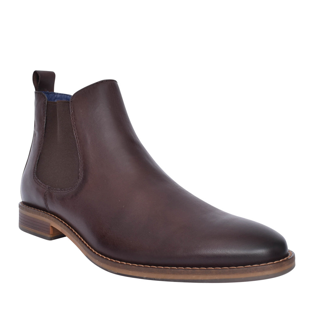 Mens Steed Chelsea Boot In Mahogany