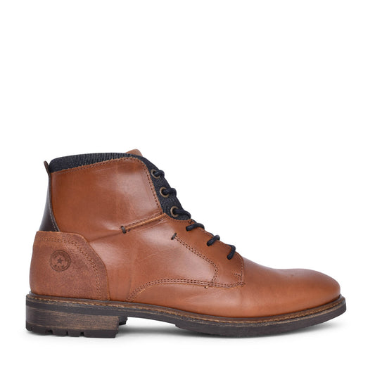 Mens Safecracker Laced Ankle Boot In Tan