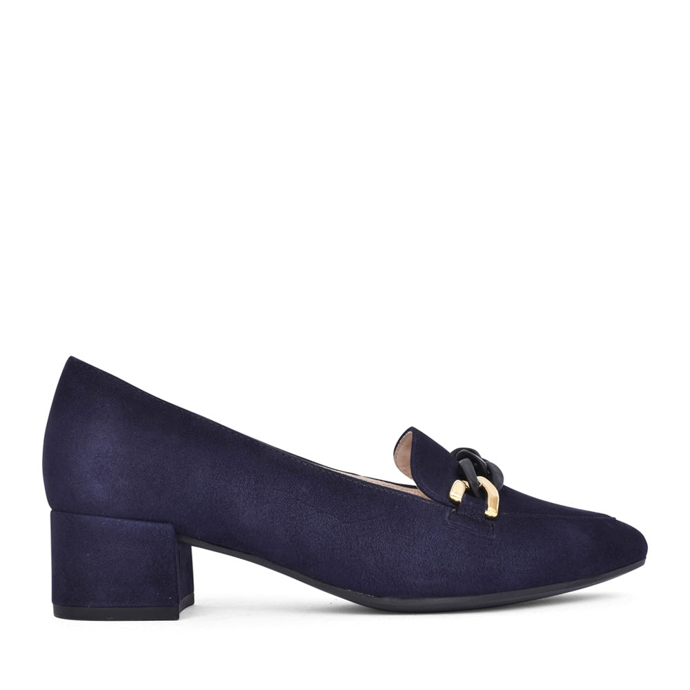 Ladies 91.441 Hoolie Slip-on Court Shoe In Navy