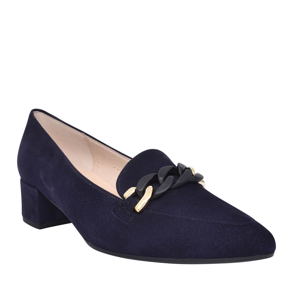 Ladies 91.441 Hoolie Slip-on Court Shoe In Navy