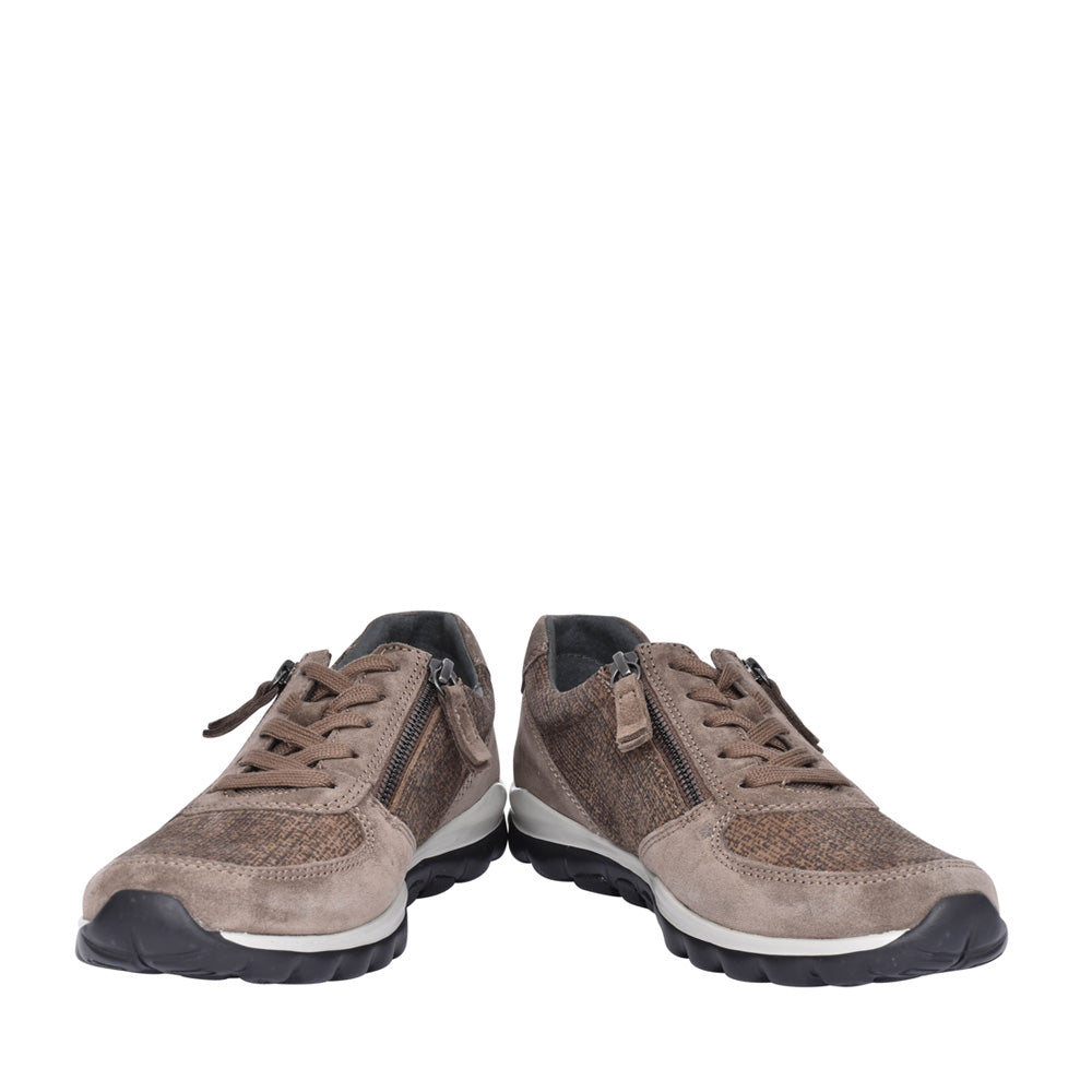 Ladies 96.968 Laced Trainer In Bronze