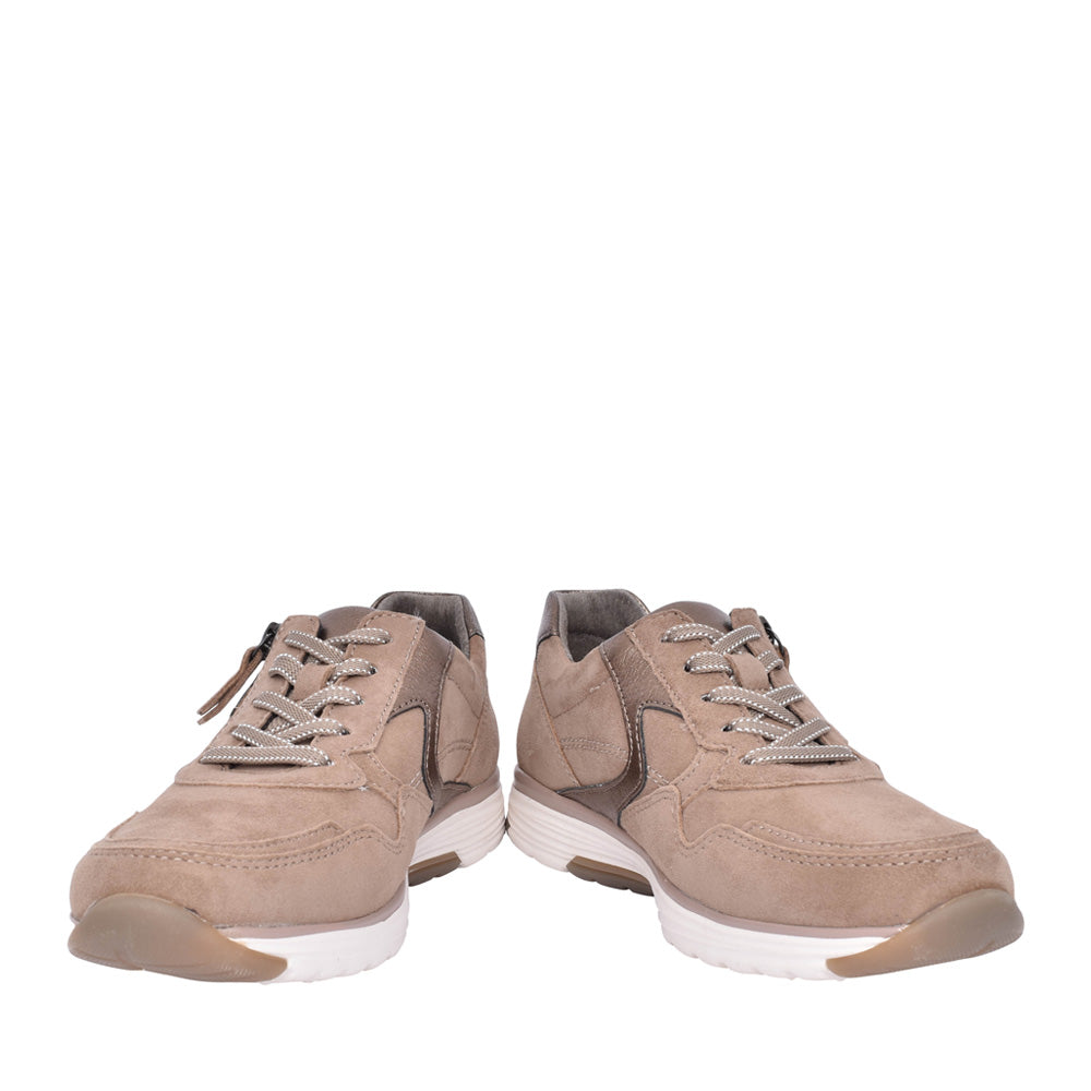 Ladies  Haley 96.978 Laced Trainer In Cream
