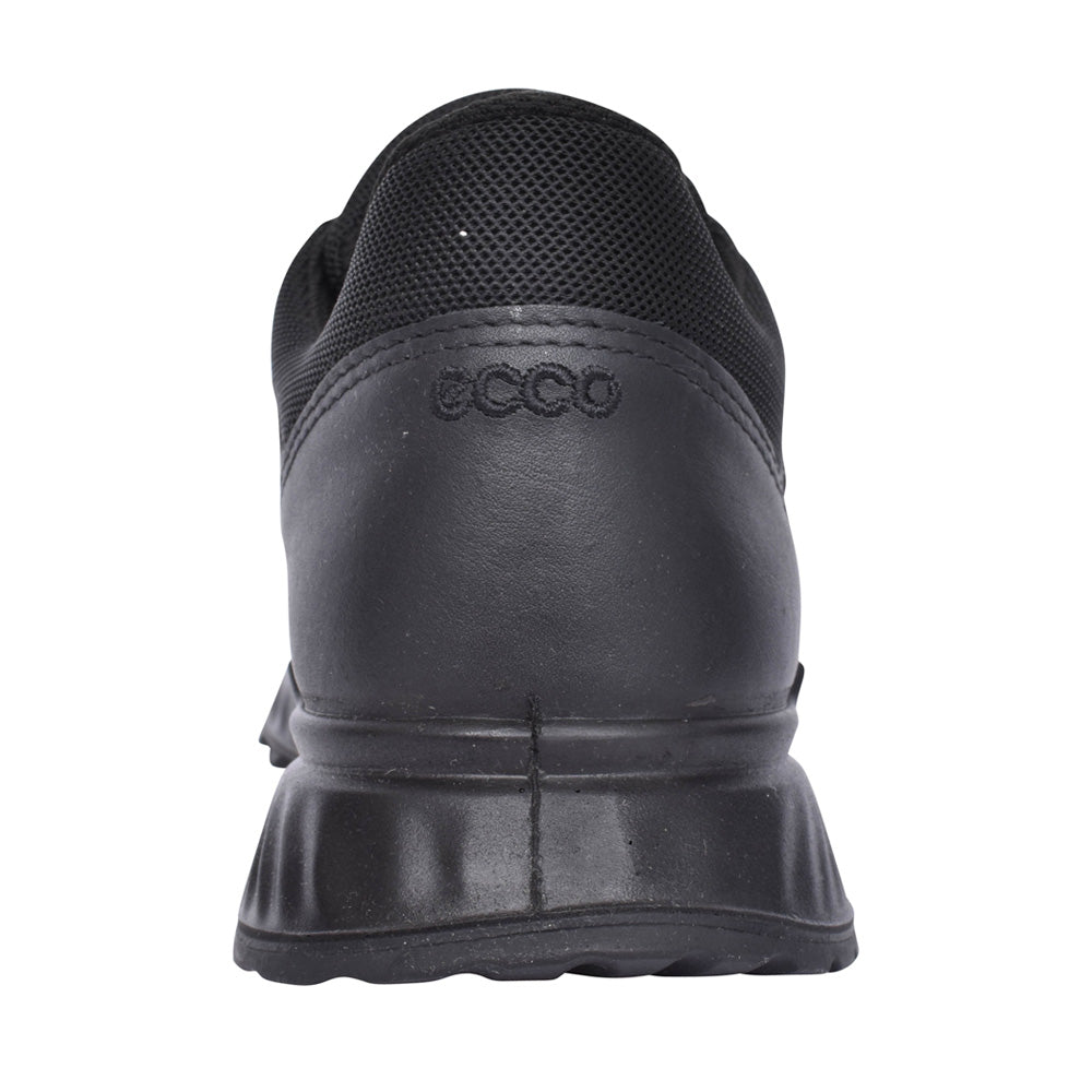 Ladies Exostride 835303 Laced Trainer In Black