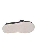 Ladies Lotty Velcro Slipper In Grey
