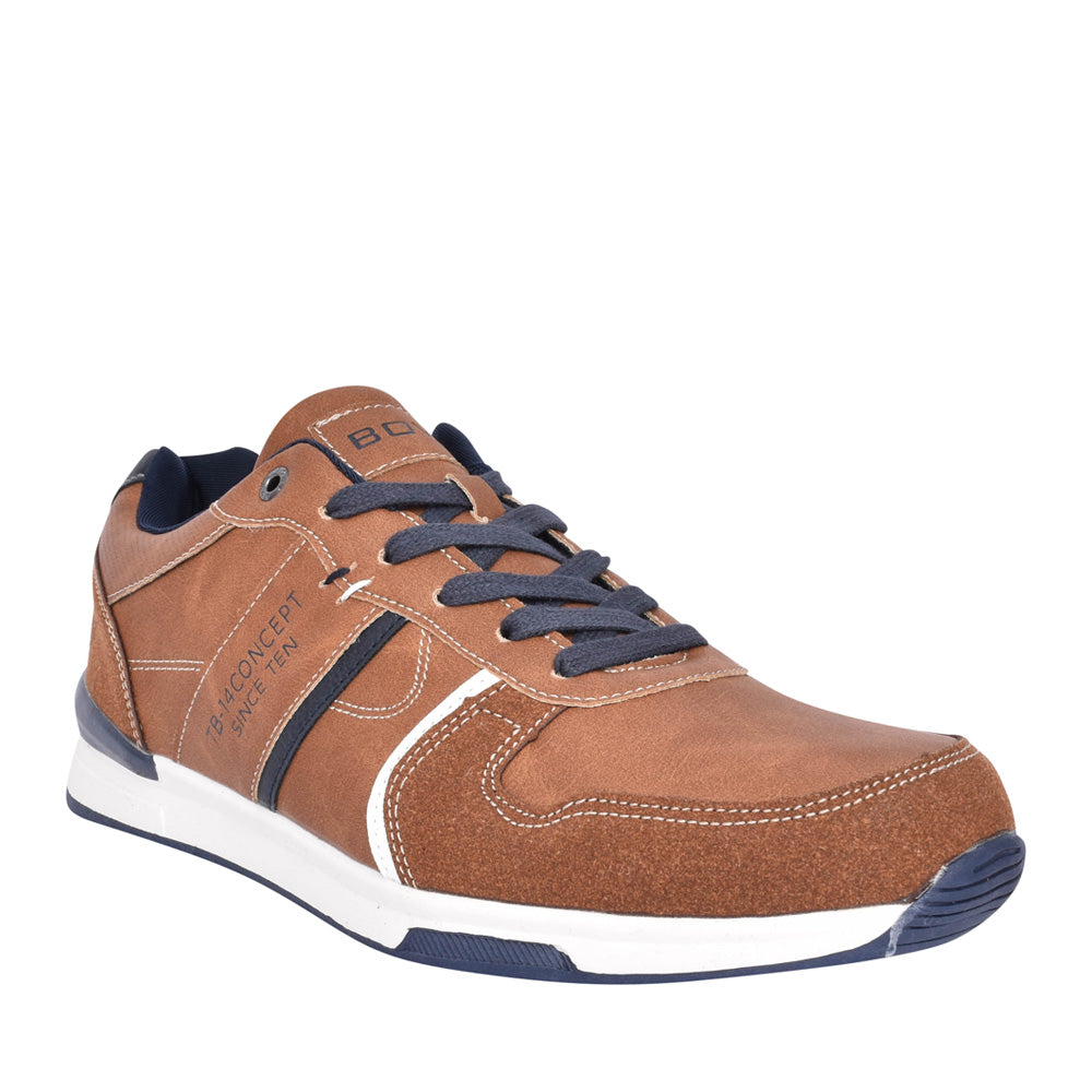 Mens Five Trainer In Tan