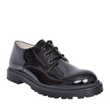 Girls Lea G4130077 Patent Laced Brogue In Blk Patent