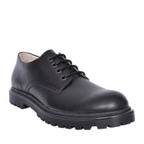 Girls Lea G4130077-1 Leather Laced Brogue In Blk Leather