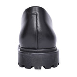 Girls Lea G4130077-1 Leather Laced Brogue In Blk Leather