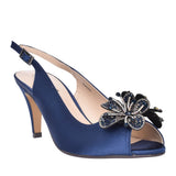 Ladies Flr039 Ankara  Sling-back Heel In Navy