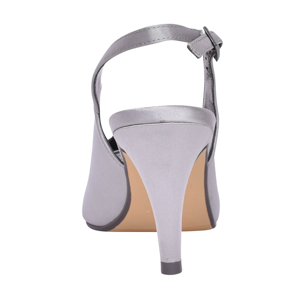 Ladies Flr039 Ankara  Sling-back Heel In Grey