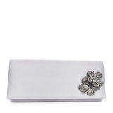 Ladies Zlr039 Ankara Clutch Bag In Grey