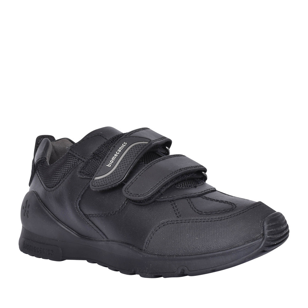 Boys 211103 Colegial Shoe In Blk Leather