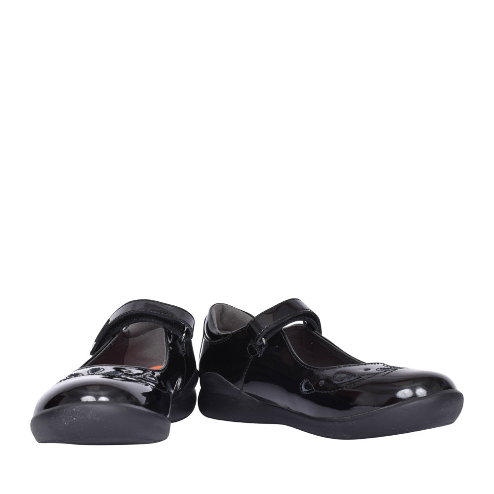 Girls 221280 Mercedes Mary-jane Shoe In Blk Patent