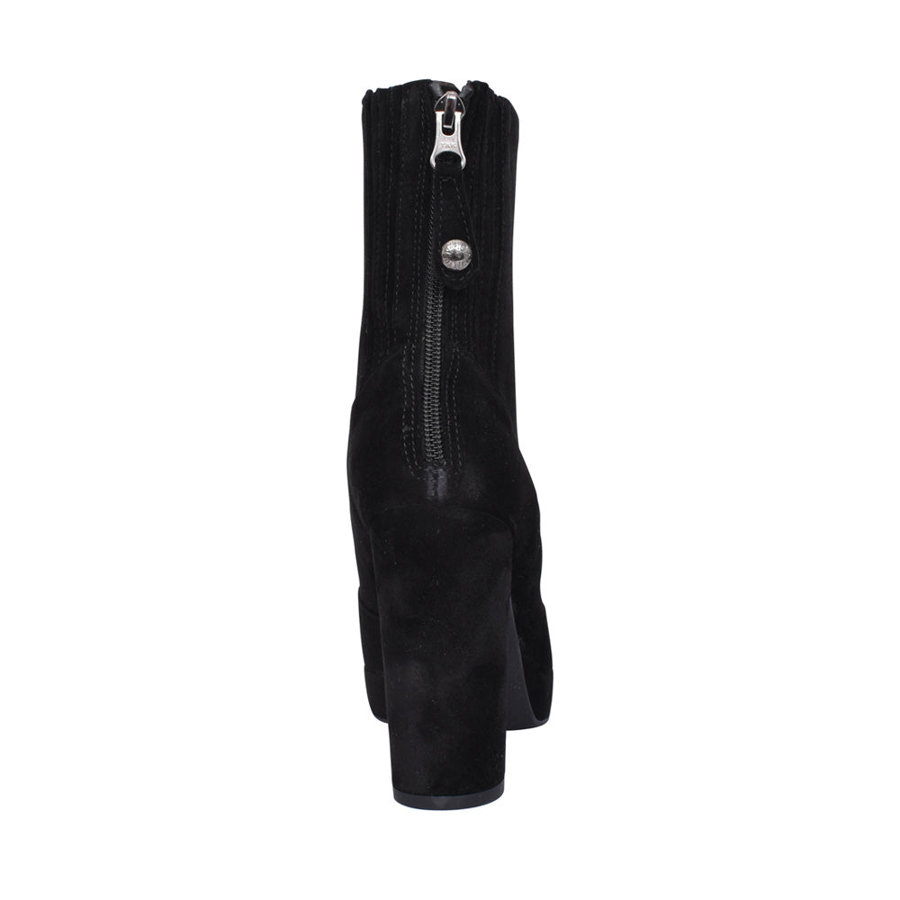Ladies 117260 High Heel Ankle Boot In Black