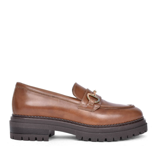 Ladies 217715 Platform Shoe In Tan