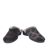 Wedge Mule Slipper In Grey