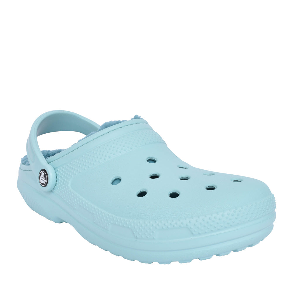 Unisex 203591 Classic Fuzz-lined Clog In Turquoise