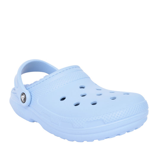 Unisex 203591 Classic Fuzz-lined Clog In Blue
