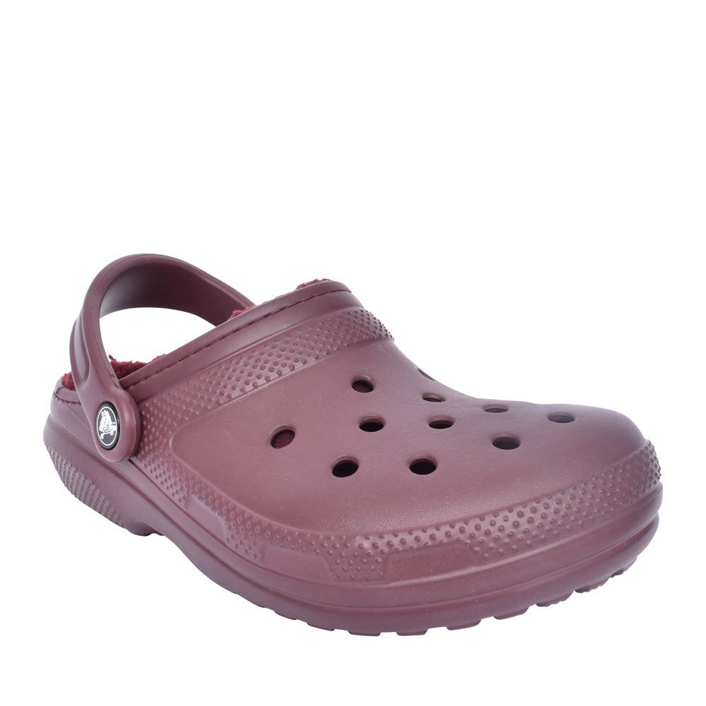 Unisex 203591 Classic Fuzz-lined Clog In Wine