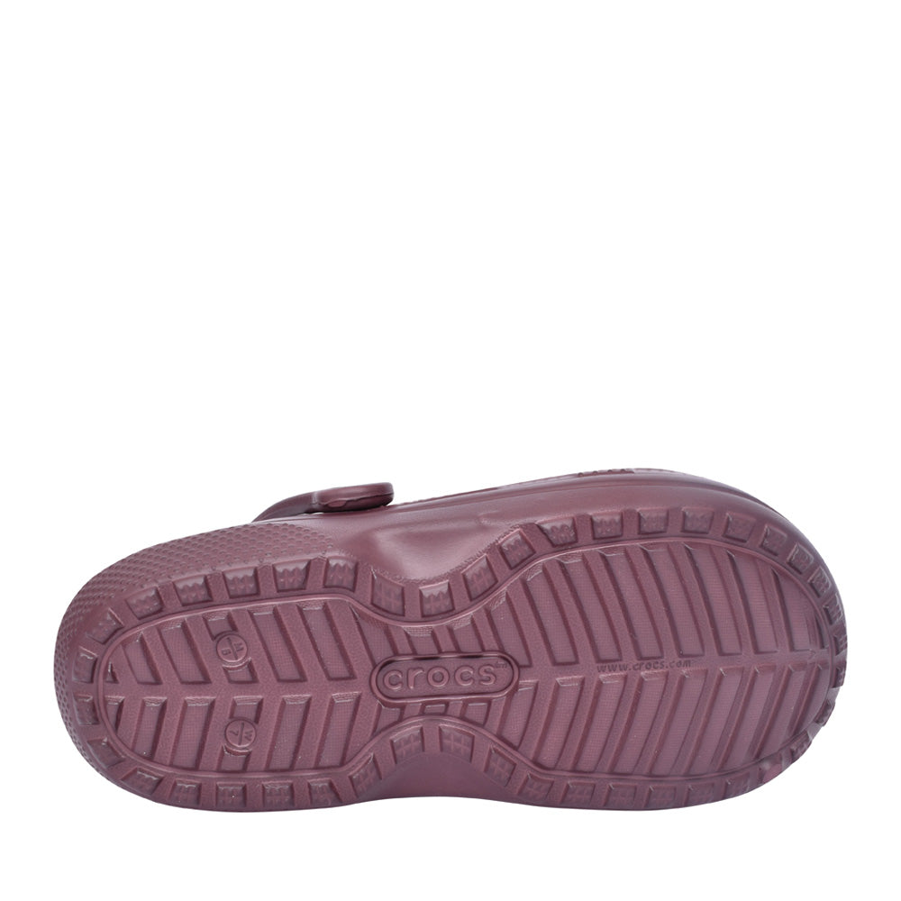 Unisex 203591 Classic Fuzz-lined Clog In Wine