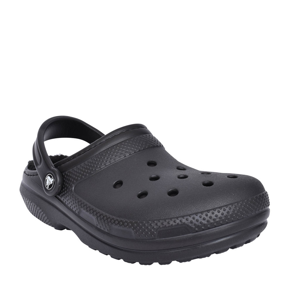Unisex 203591 Classic Fuzz-lined Clog In Black