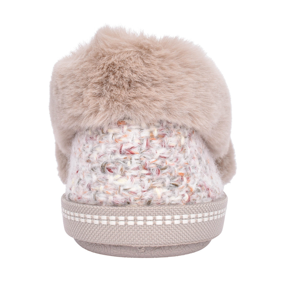 Ladies 167629 Cozy Campfire Slipper In Taupe