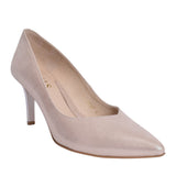 Ladies 6047 Medium Heel Court Shoe In Pink