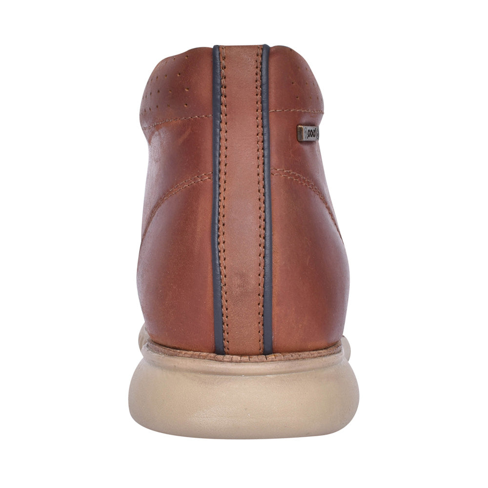 Mens Oak Waterproof Leather Boot In Tan