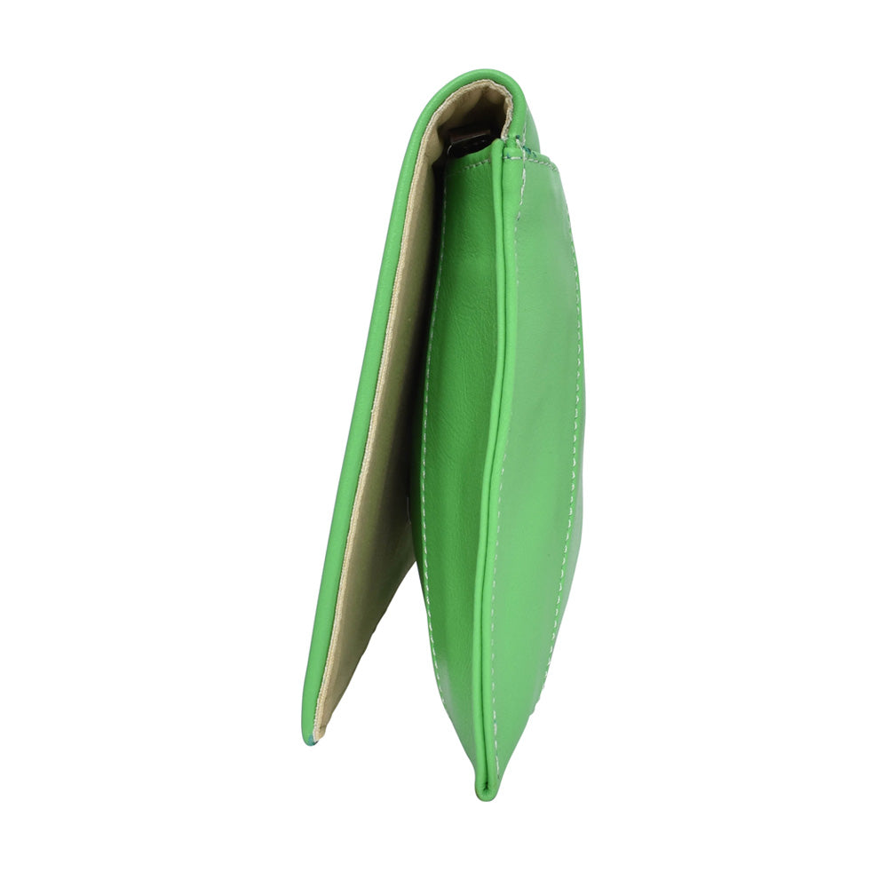 Ladies 002 Clutch Bag In Green