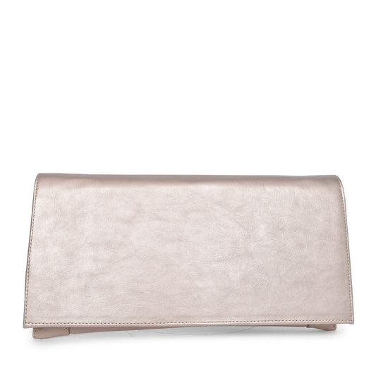 Ladies 0002-p Clutch Bag In Gold
