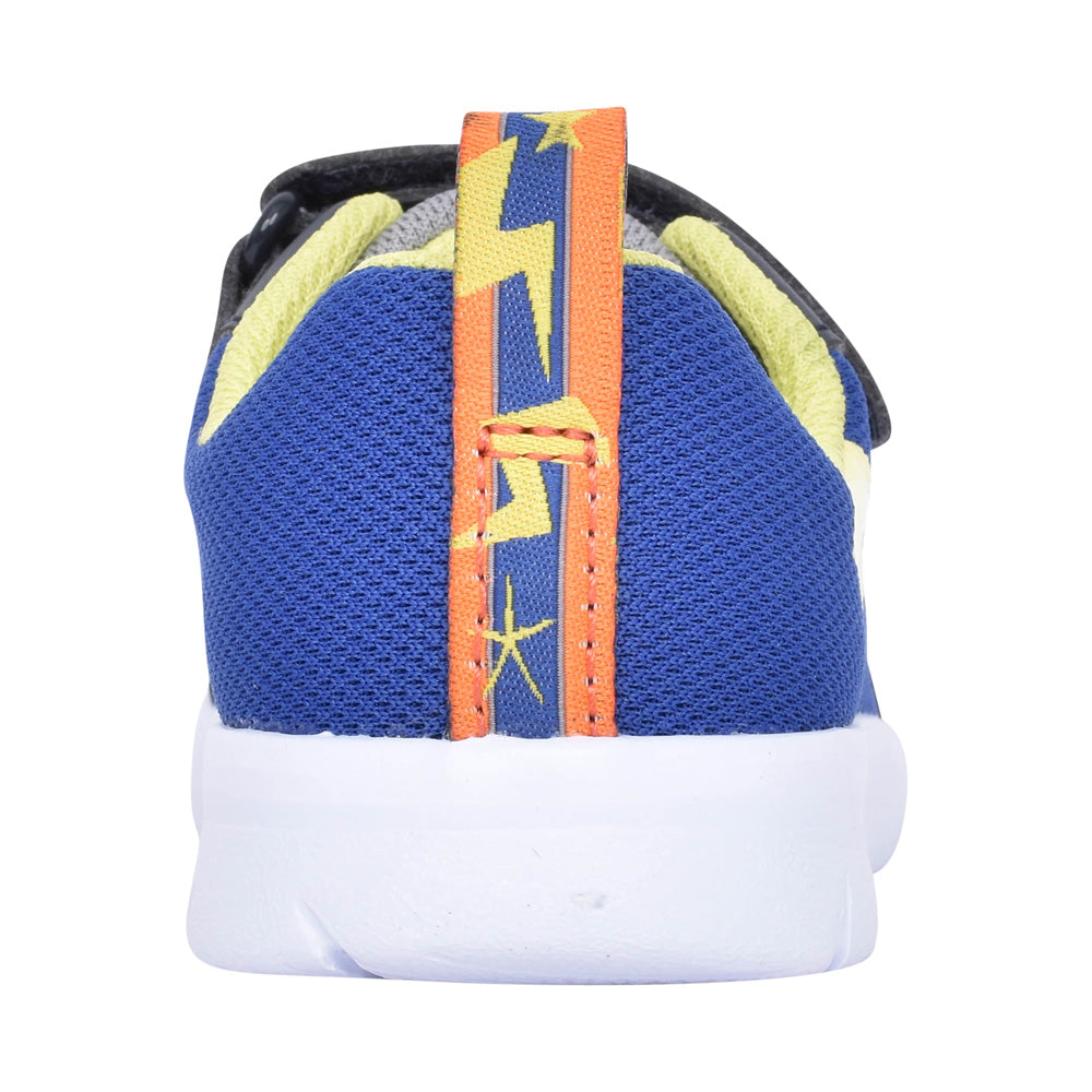 Boys Ath Yell T Blue Combi Velcro Shoe In Kids G Fit