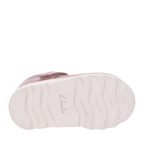 Girls Crown Teen T Dusty Pink Patent T-bar Shoe In Kids G Fit