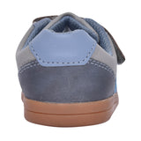 Boys Den Stripe T Blue Combi Velcro Shoe In Kids G Fit