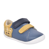 Boys Roamer Race T Denim Blue Shoe In Kids G Fit