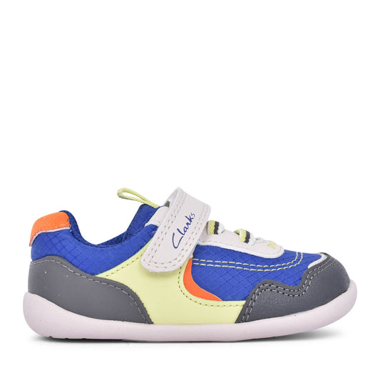 Boys Roamer Sport Blue Combi Shoe In Kids G Fit