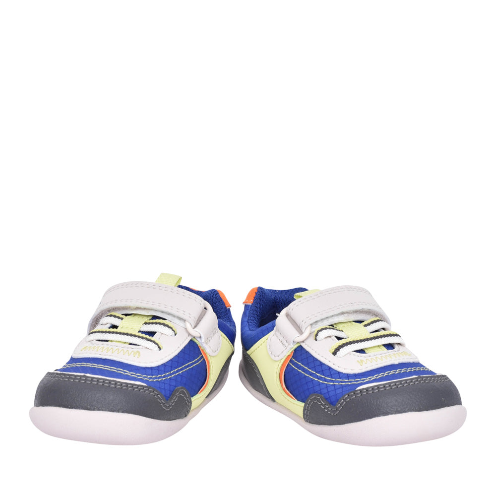 Boys Roamer Sport Blue Combi Shoe In Kids G Fit