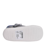 Boys Roamer Sun Grey Canvas T-bar Shoe In Kids G Fit