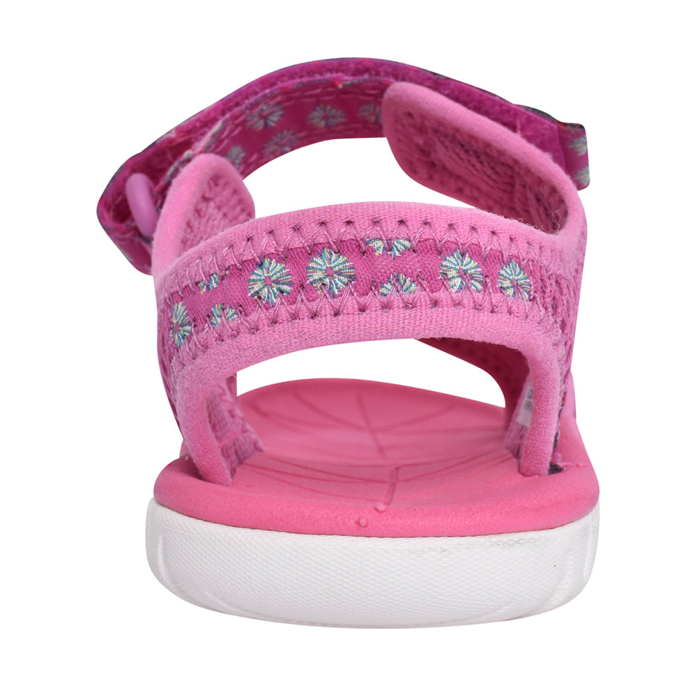 Girls Surfing Tide Hot Pink Textile Sandal In Kids G Fit